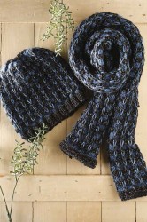 blue and black set closeup